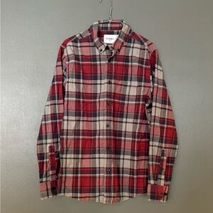 Goodfellow/Target Men’s Red Plaid Shirt, Size Small